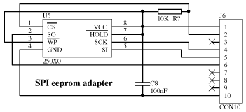 serial eeprom programmer 93c56 diagram